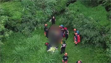 飛行傘傳墜落意外 男迫降山坡警消出動救援