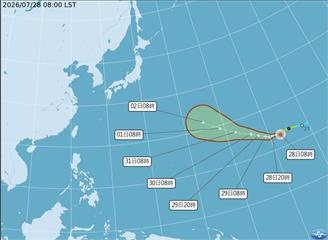白海豚恐成強颱直逼今年風王「巴威」 對台無威脅