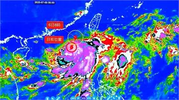 丹娜絲發海警！雨勢「南→北」這2天影響最劇 氣象...