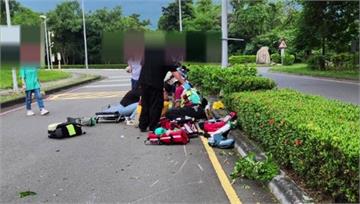 校園車禍！屏科大男大生騎車自摔「猛撞分隔島」傷重...