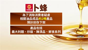致癌油流向大廠！卜蜂炒飯.醃漬品.鮮食系列 2噸...