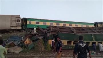 巴基斯坦兩列火車出軌追撞 至少32死逾百人傷