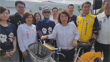 嘉市騎單車暢遊蘭潭湖畔　83歲銀髮騎士也來參加