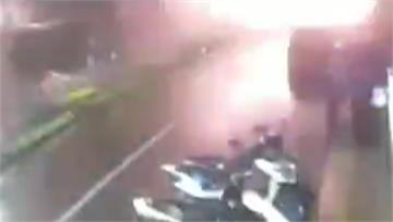 新竹氣爆4秒至少炸11次！車輛噴飛對街 民眾嚇喊：以為是砲彈