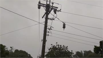 海葵颱風來襲 花東7千多戶停電