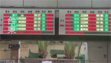 海葵颱風登陸東河 台鐵今午夜前列車異動一次看