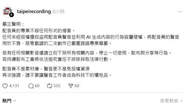 《烏龍派出所》遭AI惡搞狂講不雅台詞 北市配音工...