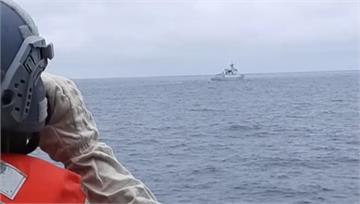 中共護衛艦「益陽號」近彭佳嶼　海巡緊貼驅離