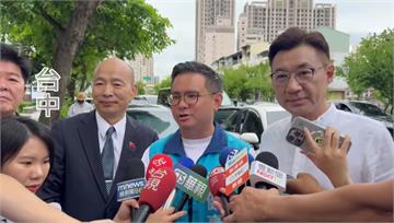 罷免投票週末登場！ 韓國瑜合體江啟臣聲援黃健豪