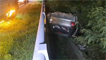 離奇車禍！台東轎車翻覆 現場找不到駕駛
