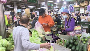 1月寒流影響蔬菜收成 年前菜價回跌「不會再漲了」