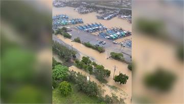 3縣市大雨特報「下到晚上」！宜蘭頭城強降雨　港墘...