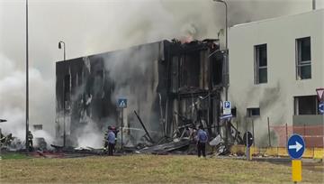 米蘭私人飛機墜辦公室陷火海 機上8人全罹難