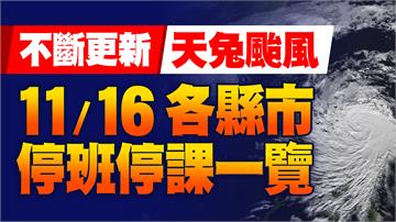 不斷更新／屏東1村停班課！天兔暴風圈估明登陸　全...