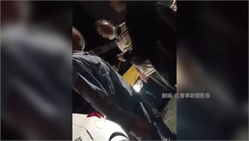 疑行車糾紛！台南2男馬路暴吵　小黃司機揚言「拿刀...