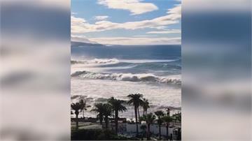 西班牙加納利群島風暴潮來襲 巨浪奪命釀3死