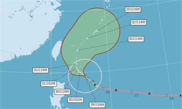 瑪娃颱風逼近！氣象局估「週二到週五」影響台灣最劇...