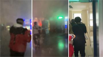 新光三越氣爆瞬間　13樓民眾電影看一半急逃難