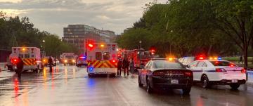 白宮旁拉法葉廣場雷擊意外 雷劈中遊客釀3死1重傷