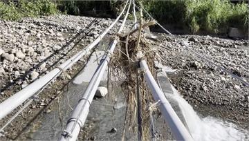 水管遭土石流沖毀　草屯雙冬600戶無水可用