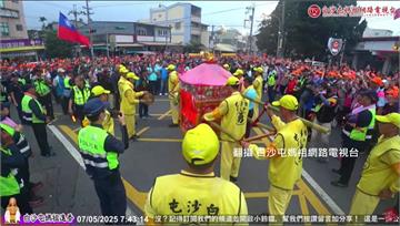 猶豫5分鐘！白沙屯媽祖大迴轉 下山繞回彰化