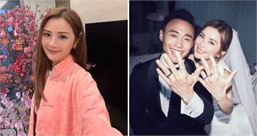 阿Sa蔡卓妍再婚了！嫁給小10歲健身教練 曬鑽戒...