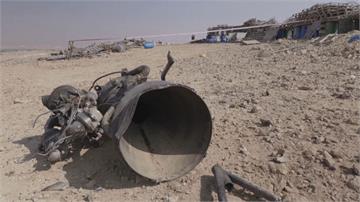 空襲以色列飛彈殘骸落地 地面變「飛彈垃圾場」