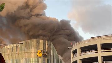 鋰電池工廠爆炸濃煙狂竄！ 高雄「2地區」急發空污...
