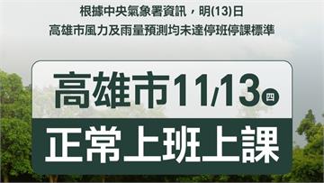 鳳凰颱風逐漸減弱中  南高屏宣布11/13正常上...