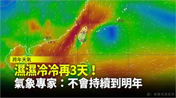 濕濕冷冷再3天！氣象專家：不會持續到明年