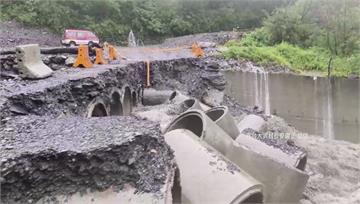 唯一聯絡道路被沖毀 霧台鄉大武部落百人受困