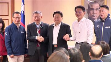 為推動人工生殖法修法 柯文哲赴立院拜會朝野各黨：...