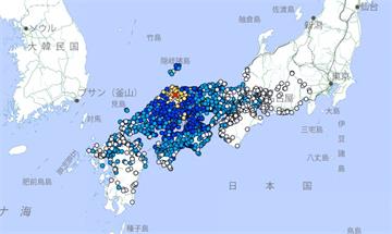 日本島根6.2強震 京都、大阪都有感搖晃