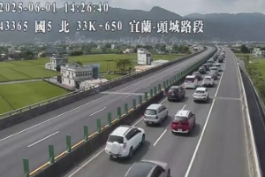 國道越晚越塞！宜蘭這路段紫爆 時速僅剩8公里