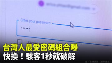 2022年常用密碼排行 台灣人最愛「這3字」