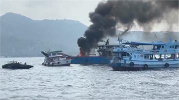 泰國渡輪海上失火！ 船上108人驚恐跳海逃生