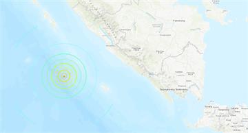 印尼地牛翻身！ 蘇門答臘島近海發生6.9強震　