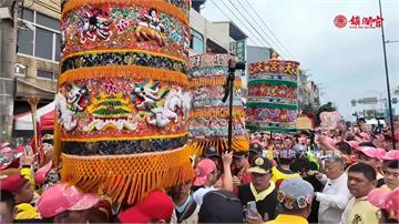 大甲媽回鑾巧遇北港媽大庄媽 「三媽會」震撼登場