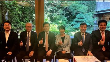 林佳龍訪日與下任日相熱門人選高市早苗同框 中嗆「...