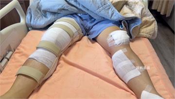 撞斷警所長腿被無保請回...毒駕男突拎禮盒闖病房...