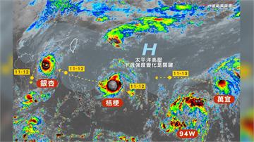 三颱共舞！桔梗、萬宜颱風接力形成　最新路線曝光