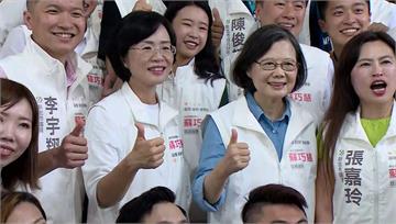 總統級輔選來了！蔡英文陪蘇巧慧參拜 大讚「比蘇貞...