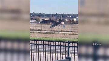 險！美軍F-35B降落「機鼻觸地」 駕駛彈射逃生