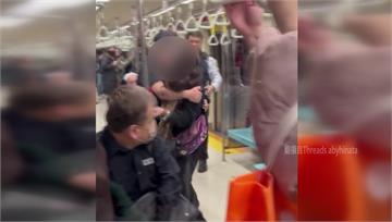 捷運車廂點火煮金針菇！女遭制止咆哮嚇壞乘客 壓制...