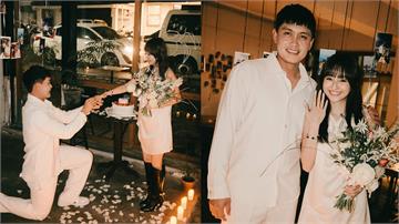 恭喜！味全龍劉基鴻求婚成功 網紅女友甜喊：謝謝我...