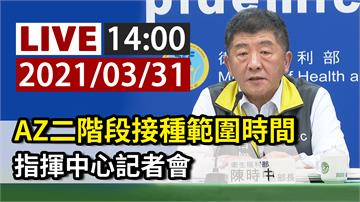 陳時中證實最快下週開始擴大疫苗接種計畫 1400...