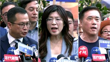 藍黨魁開戰！鄭麗文、羅智強搶先登記 郝龍斌由趙少康陪同領表