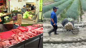 豪雨重創中南部！ 菜價飆漲、肉販停市、三星蔥漲幅破百