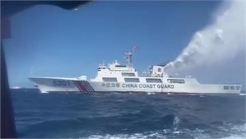 補給船遭中國水砲驅逐 菲國公開影片譴責危險行徑