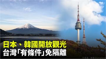 日本、韓國開放觀光！ 台灣「有條件」免隔離